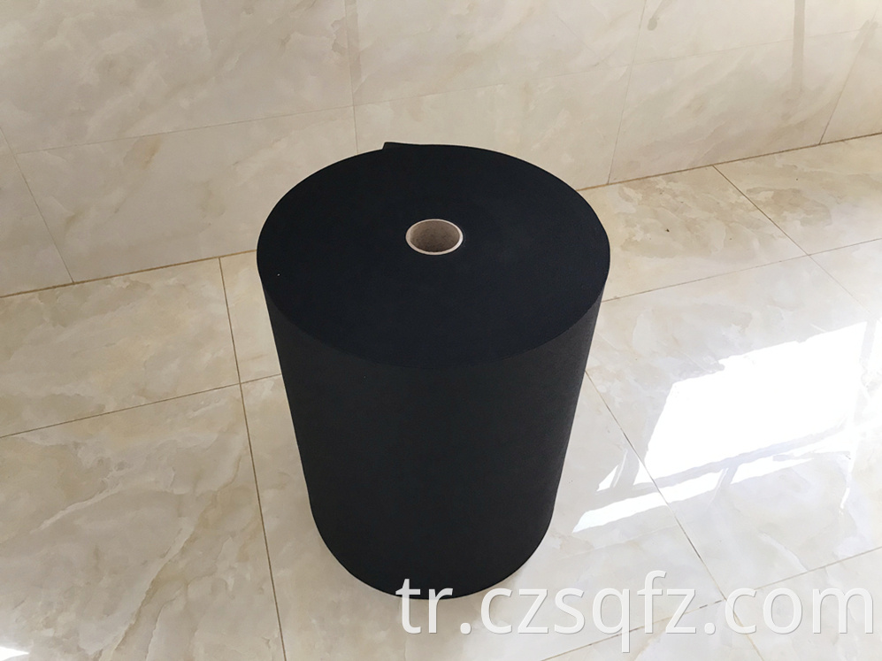 Black KN95 non-woven fabric